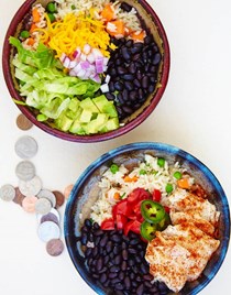 Someday I'll be rich rice and beans
