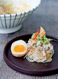 Somen noodle & chicken salad