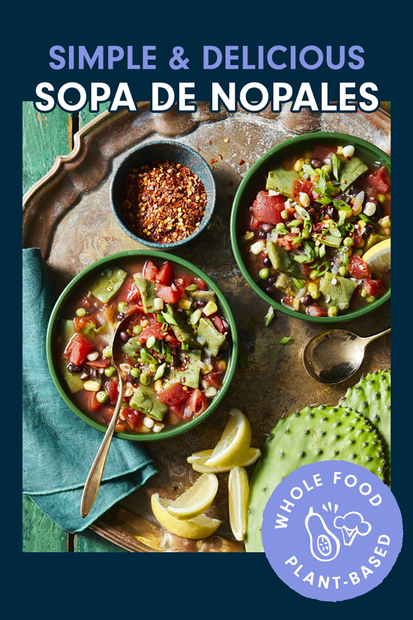 Sopa de nopales