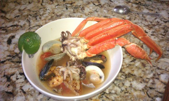 Sopa de seite de mar