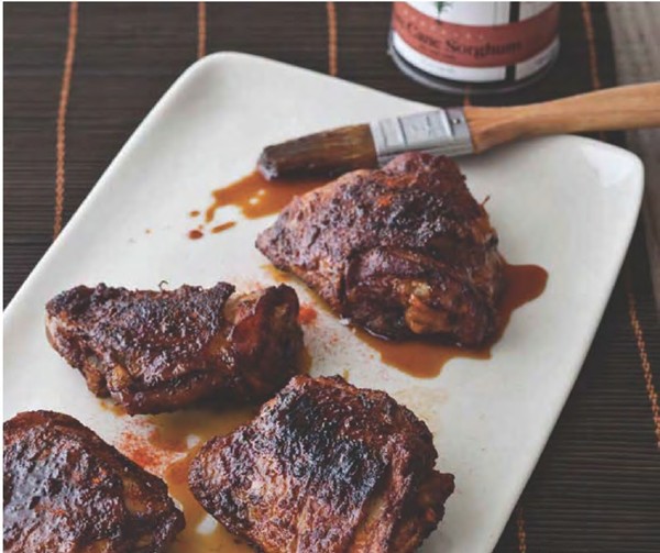 Sorghum-chile glaze