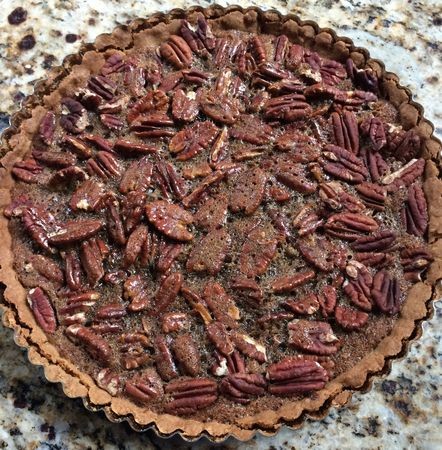 Sorghum pecan tart