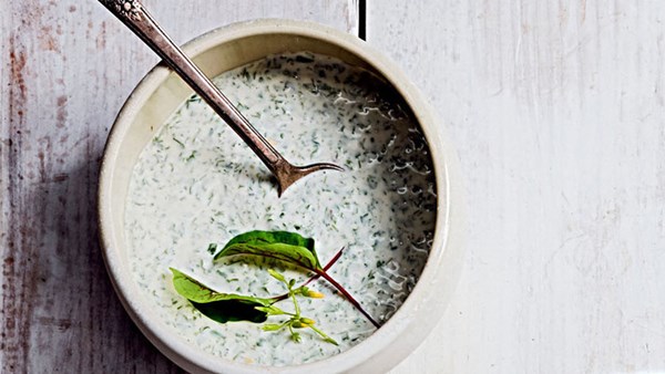 Sorrel green-goddess dressing
