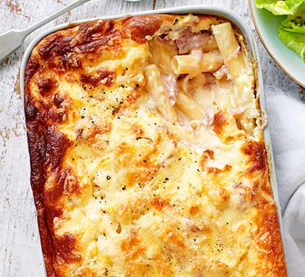 Soufflé mac 'n' cheese