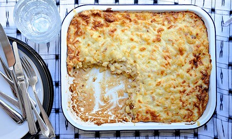 Souffléd macaroni cheese