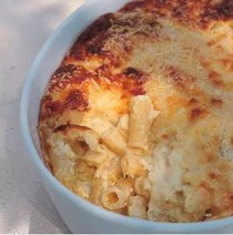 Souffléd macaroni cheese
