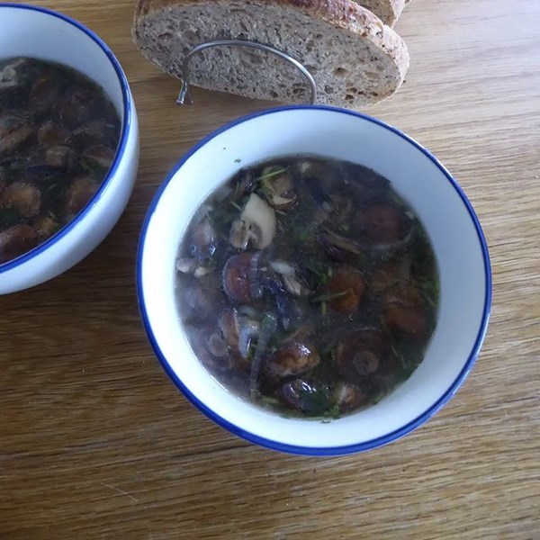 Soup from fairy-ring mushrooms (Le potage aux mousserons)