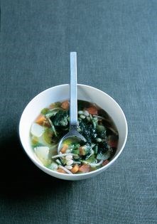 Soup with pistou (Soupe au pistou)