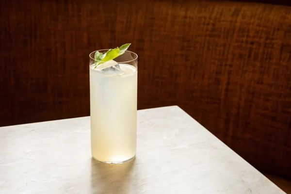 Sour apple and lovage highball [Jonathan Moncur]