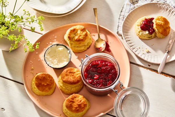 Sour cherry & lime jam