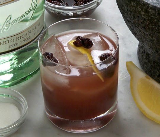 Sour cherry daiquiri