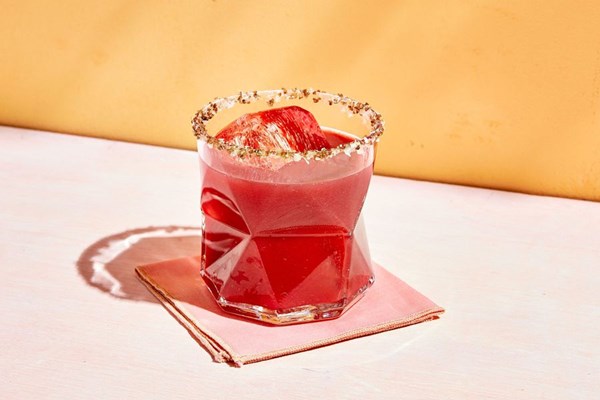 Sour-cherry mezcal margarita