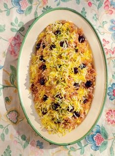 Sour cherry pilaf (Albaloo polow)