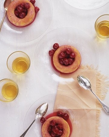 Sour cherry savarins