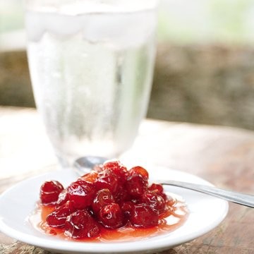 Sour cherry spoon sweet