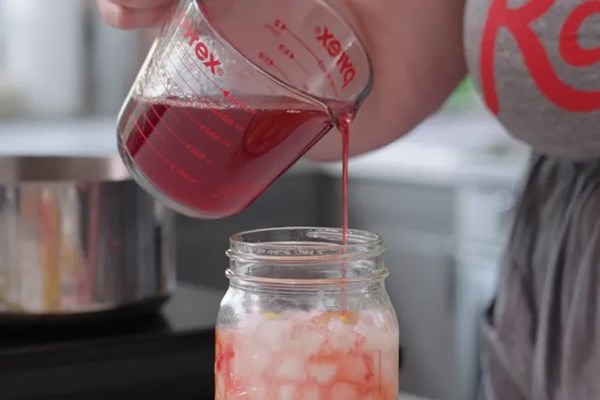 Sour cherry syrup