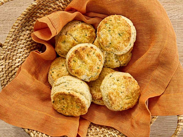 Sour cream and chive biscuits