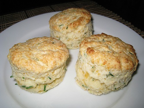 Sour cream and chive biscuits