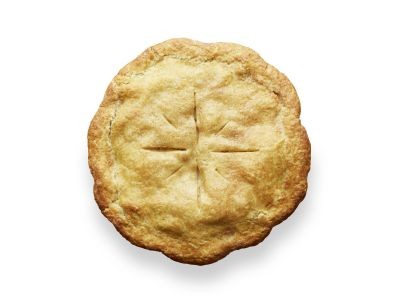 Sour cream apple pie