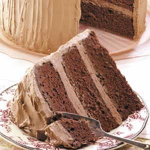 Sour cream chocolate cake