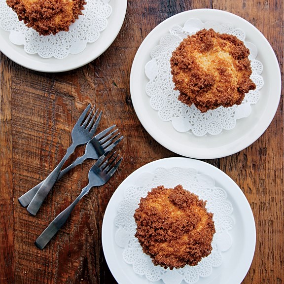 Sour cream coffee cake muffins [Scott Finley and John Schulman]