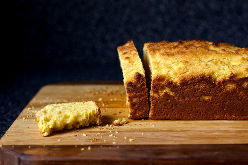 Sour cream cornbread with aleppo