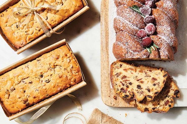 Sour cream fruitcake