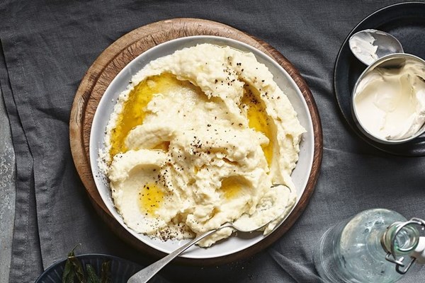 Sour cream, parsnip and potato mash