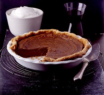Sour cream pumpkin pie