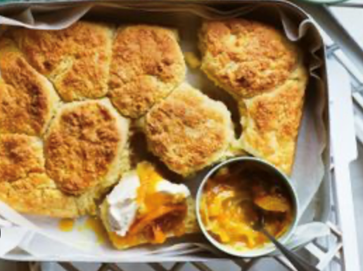 Sour cream scones with mixed-citrus marmalade
