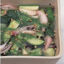 Sour dill pickles