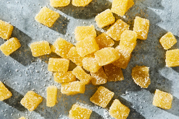 Sour mango weed gummies