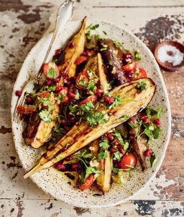 Sour roasted eggplant (Batinjan bi hamud)