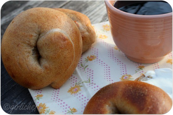 Sourdough bagels