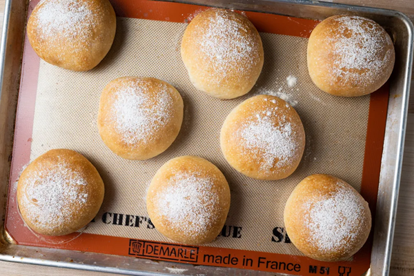 Sourdough baps