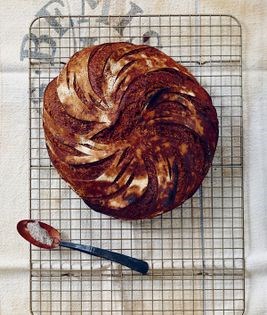 Sourdough buckwheat bread