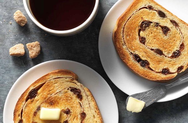 Sourdough cinnamon-raisin bread