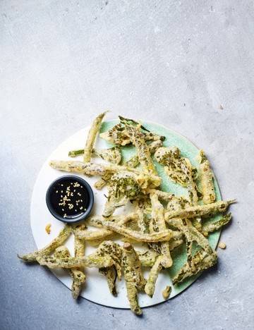 Sourdough discard tempura