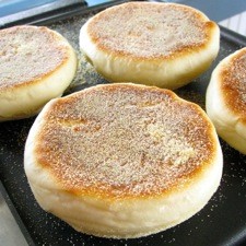 Sourdough English muffins