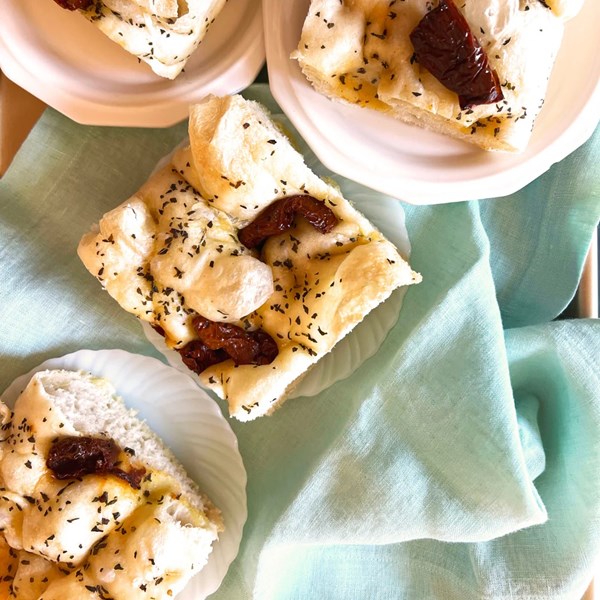 Sourdough focaccia