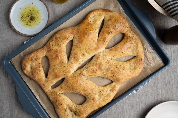 Sourdough fougasse