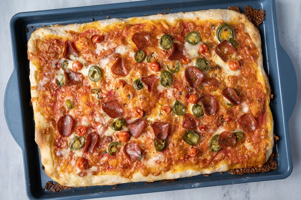 Sourdough pizza Romana