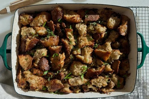 Sourdough stuffing with fennel & sausage