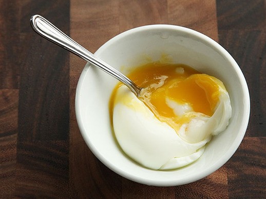 Sous-vide soft boiled eggs