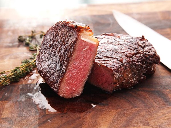 Sous vide steaks