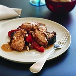 Soused fish with sweet & sour vegetables