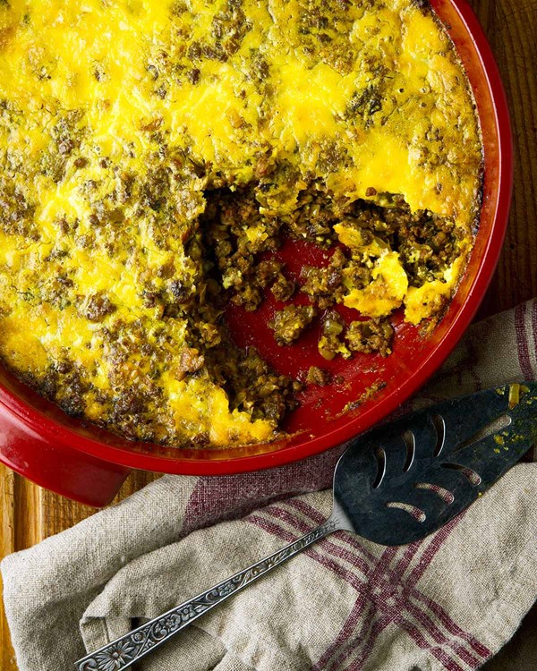 South African bobotie