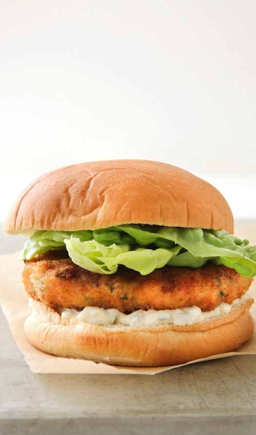 South Carolina shrimp burgers