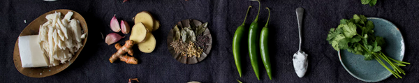 South Indian curry leaf and mustard seed