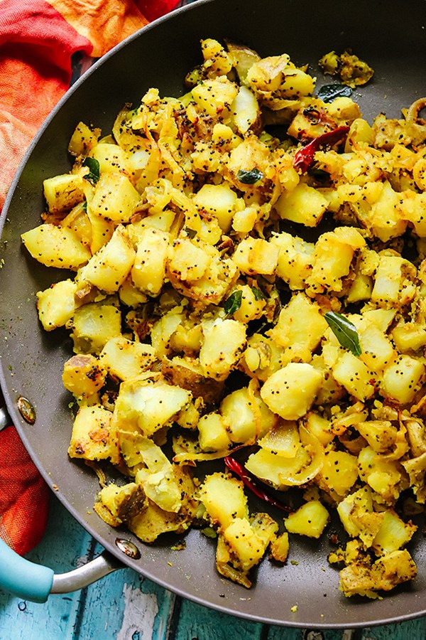 South Indian dosa potatoes